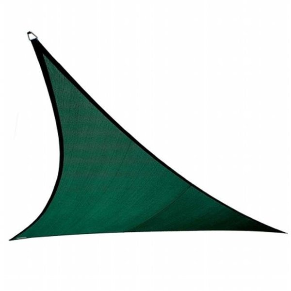 Gale Pacific Usa Inc Gale Pacific USA 473785 Coolaroo Coolhaven SHADE SAIL TRIANGLE 12'  Heritage GREEN 473785